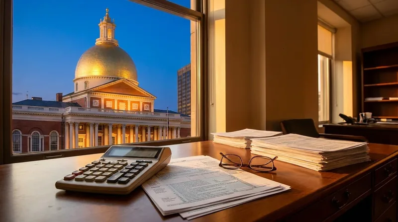 Tax forms and calculator for Massachusetts business taxes, Massachusetts millionaires tax